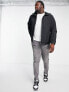 Фото #4 товара Calvin Klein Big & Tall crinkle nylon hooded jacket in black