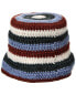 Khaite Kam Striped Cashmere Bucket Hat Women's