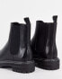 Фото #4 товара Only chelsea boot with contrast stitch in black