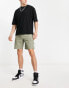 Фото #6 товара New Look slim fit cargo shorts in khaki