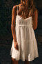 Фото #2 товара Короткое ярусное платье с воланами ZARA