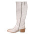 Фото #3 товара Diba True Fig Garden Knee High Pull On Round Toe Womens Off White Casual Boots