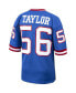 Фото #4 товара Men's Lawrence Taylor Royal New York Giants 1986 Authentic Throwback Retired Player Jersey