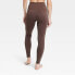 Фото #3 товара Women's Seamless High-Rise Leggings - All in Motion Espresso XS