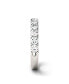 ფოტო #5 პროდუქტის Moissanite Anniversary Band 1-1/10 ct. t.w. Diamond Equivalent in 14k White or Yellow Gold