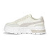 Фото #3 товара Puma Mayze Stack Luxe Lace Up Womens White Sneakers Casual Shoes 38985301