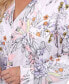 ფოტო #5 პროდუქტის Plus Size Long Sleeve Floral Pajama Set, 2-Piece