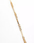 Фото #2 товара ASOS DESIGN necklace with mixed bar and link design in gold tone