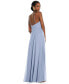 Womens Diamond Halter Maxi Dress with Adjustable Straps