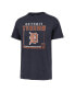 Men's Navy Distressed Detroit Tigers Cooperstown Collection Borderline Franklin T-shirt