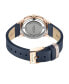 Women's Transparency Blue Genuine Leather Strap Watch 36mm