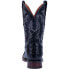 Фото #4 товара Dan Post Boots Kingsly Caiman Square Toe Cowboy Mens Black Casual Boots DP4805