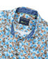 Фото #4 товара Рубашка мужская Society of Threads Slim-Fit с принтом "Цветочный узор" и длинным рукавом