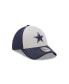 Фото #3 товара Men's Gray, Navy Dallas Cowboys Classic 39THIRTY Flex Hat