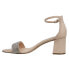 Nina Eloise Rhinestone Evening Womens Beige Dress Sandals ELOISE-267