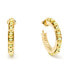 Фото #1 товара ETHIOPIA GREEN 2CM earrings #gold glitter 1 u