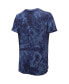 Фото #4 товара Women's Threads Deep Sea Blue Seattle Kraken Boyfriend Tie-Dye T-shirt