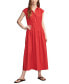 Women's Cotton Smocked Midi Dress