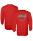 Фото #1 товара Men's Red Cincinnati Bearcats 2021 AAC Football Conference Champions Locker Room Long Sleeve T-shirt
