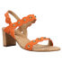 VANELi Mavis Studded Sling Back Womens Orange Casual Sandals 305558