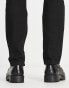 Walk London Sean chunky snaffle loafers in black leather