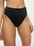 Фото #3 товара Lindex Hanna mix & match high waist bikini bottom in black