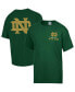 Фото #1 товара Men's Green Distressed Notre Dame Fighting Irish Vintage-Like Logo T-shirt