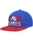 Фото #1 товара Men's Royal Philadelphia 76ers SOUL Cross Check Snapback Hat