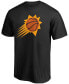 Фото #2 товара Men's Big and Tall Black Phoenix Suns Primary Team Logo T-shirt