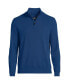 Фото #3 товара Men's Fine Gauge Cashmere Quarter Zip