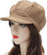 ZYLC Unisex Warm Peaked Cap Beret Hat Winter Balloon Hat Classic Design with Peak