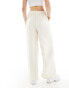 Фото #4 товара JDY high waist wide leg tailored trouser co-ord in cream