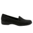 Фото #1 товара Trotters Jenn Mini T1365-004 Womens Black Leather Slip On Loafer Flats Shoes