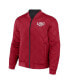 Фото #2 товара Men's Darius Rucker Collection by Black, Garnet South Carolina Gamecocks Reversible Full-Zip Bomber Jacket