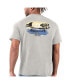 Фото #2 товара Men's Silver Las Vegas Raiders T-shirt