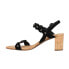 VANELi Mavis Studded Sling Back Womens Black Casual Sandals 305554