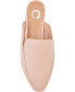 ფოტო #8 პროდუქტის Women's Akza Wide Width Slip On Square Toe Mules Flats