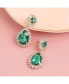 ფოტო #2 პროდუქტის Women's Crystal Drop Earrings