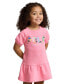 Toddler and Little Girls Mixed-Logo Terry Dress