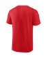 Men's Red Washington Capitals Goaltender Combo T-shirt