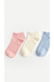 Kadın Düz Patik Çorap 3'lü Paket