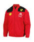 Men's Red Scuderia Ferrari Team Full-Zip Jacket