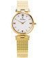 Women's Swiss Stainless Steel & Gold-Plated Stainless Steel Strap Watch 24mm