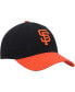 Men's Black, Orange San Francisco Giants Clean Up Adjustable Hat