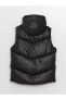 Жилет LCW Vision Hooded Faux Leather Look Woman Puffer