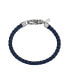 ფოტო #2 პროდუქტის Men's Stainless Steel Leather Bracelet