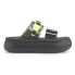 Фото #1 товара Puma Suede Mayu Pop Clear Slide Womens Black Casual Sandals 38443301