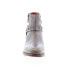 Фото #6 товара Bed Stu Winslet F328001 Womens Gray Leather Zipper Casual Dress Boots