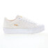 Фото #1 товара Gola Orchid Platform Canvas CLB275 Womens Beige Lifestyle Sneakers Shoes 7