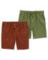 Фото #2 товара Kid 2-Pack Pull-On All Terrain Shorts 10